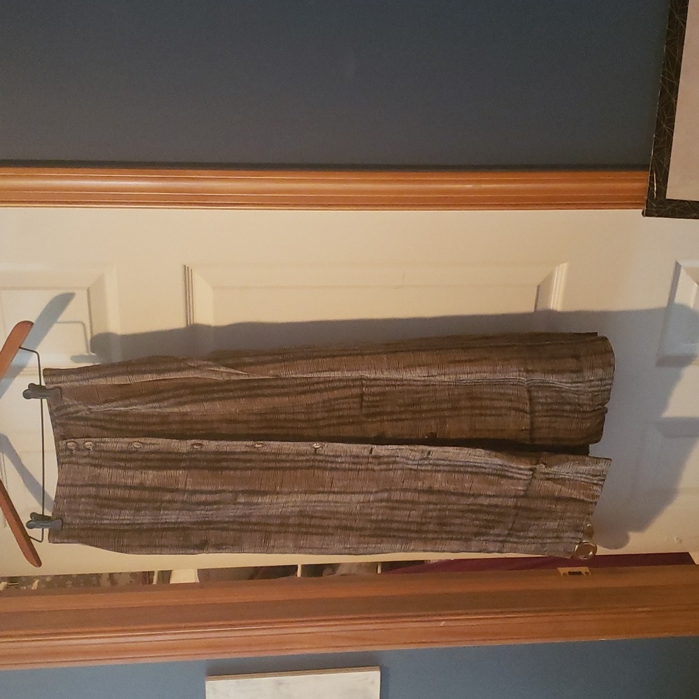 Brown Texture Long Silk Skirt